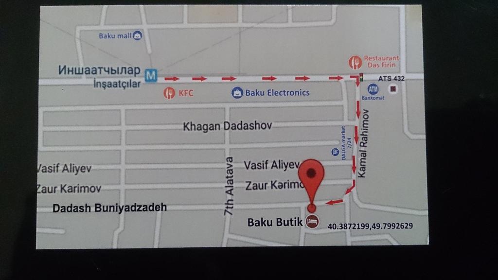 Baku Butik Mini-Hotel Zewnętrze zdjęcie